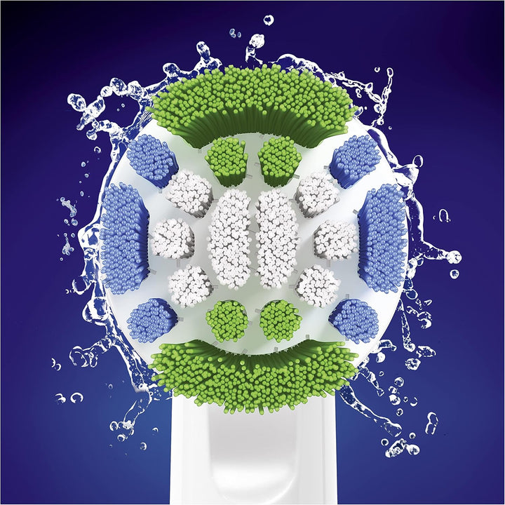 Oral-B Precision Clean Aufsteckbürsten für elektrische Zahnbürste, 10 Stück, mit CleanMaximiser-Bors