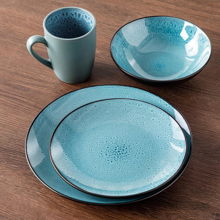 Tafelservice Steingut, vancasso Bubble Geschirr Set