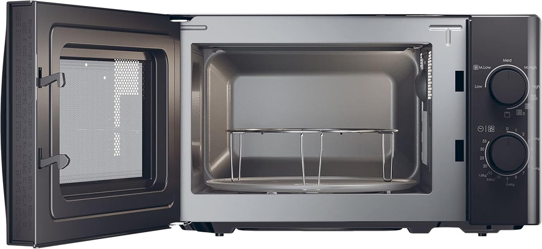 Candy Idea CMG20SMB Mikrowelle mit Grill, 20 l, 800 W-1050 W, 5 Leistungsstufen, 5 automatische Prog