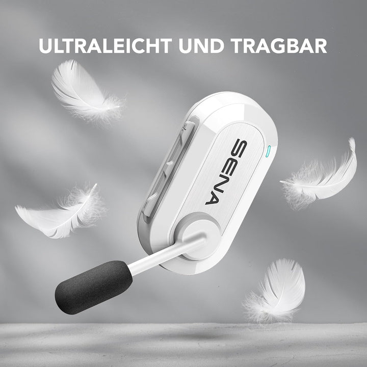Sena BiKom 20 Cycling Kommunikationsystem, Leichter Mesh Kommunikator mit nur 20 Gramm Gewicht (Schw