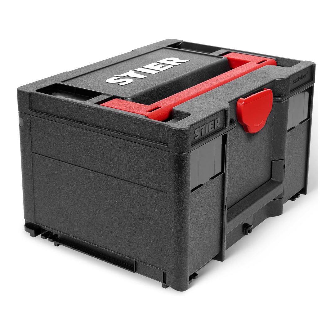 STIER Systainer³ III Black Edition Schwarz H 230 x B 396 x T 296, Schwarz H 230 x B 396 x T 296