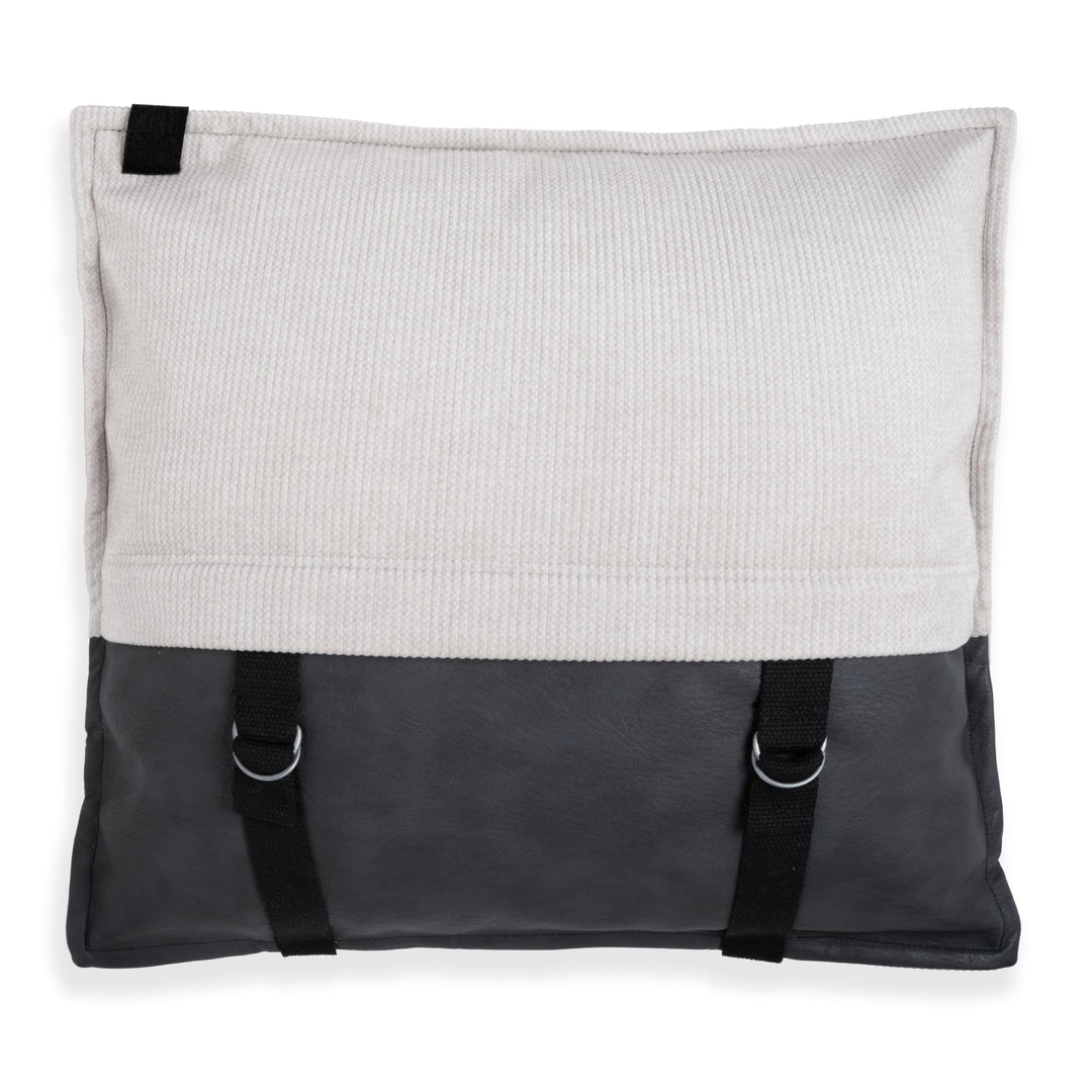 KNIT FACTORY - Otis Kissen - Dekokissen - Sofakissen - Mit Kissenfüllung - 50x50 cm - Beige, Beige