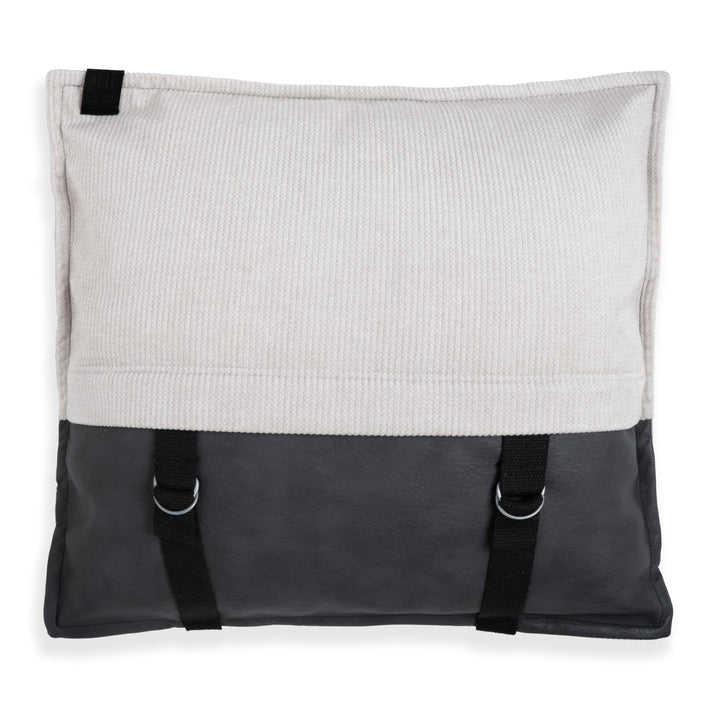 KNIT FACTORY - Otis Kissen - Dekokissen - Sofakissen - Mit Kissenfüllung - 50x50 cm - Beige, Beige
