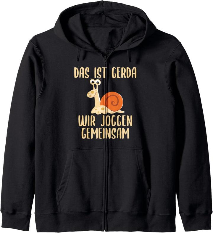 Das Ist Gerda Wir Joggen Gemeinsam, Jogging & Laufen, Läufer Kapuzenjacke