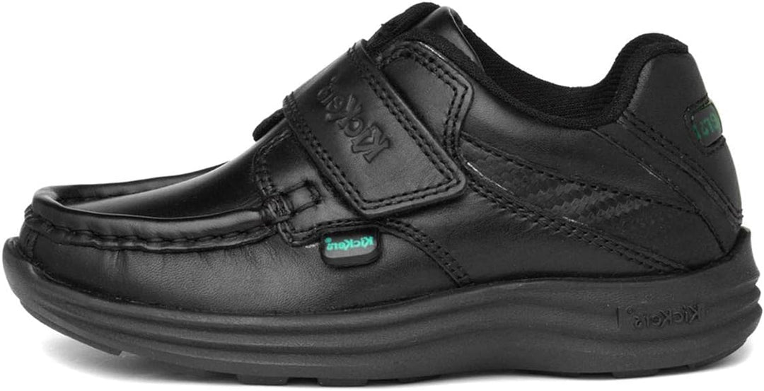 Kickers Reasan Riemen Kleinkind Jungen Schule Schuhe 27 EU Schwarz, 27 EU Schwarz