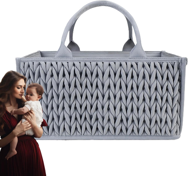 -Caddy Organizer – -Organizer | Wickeltasche | Baby- -Organizer-Korb | -Caddy Aufbewahrung mit Griff