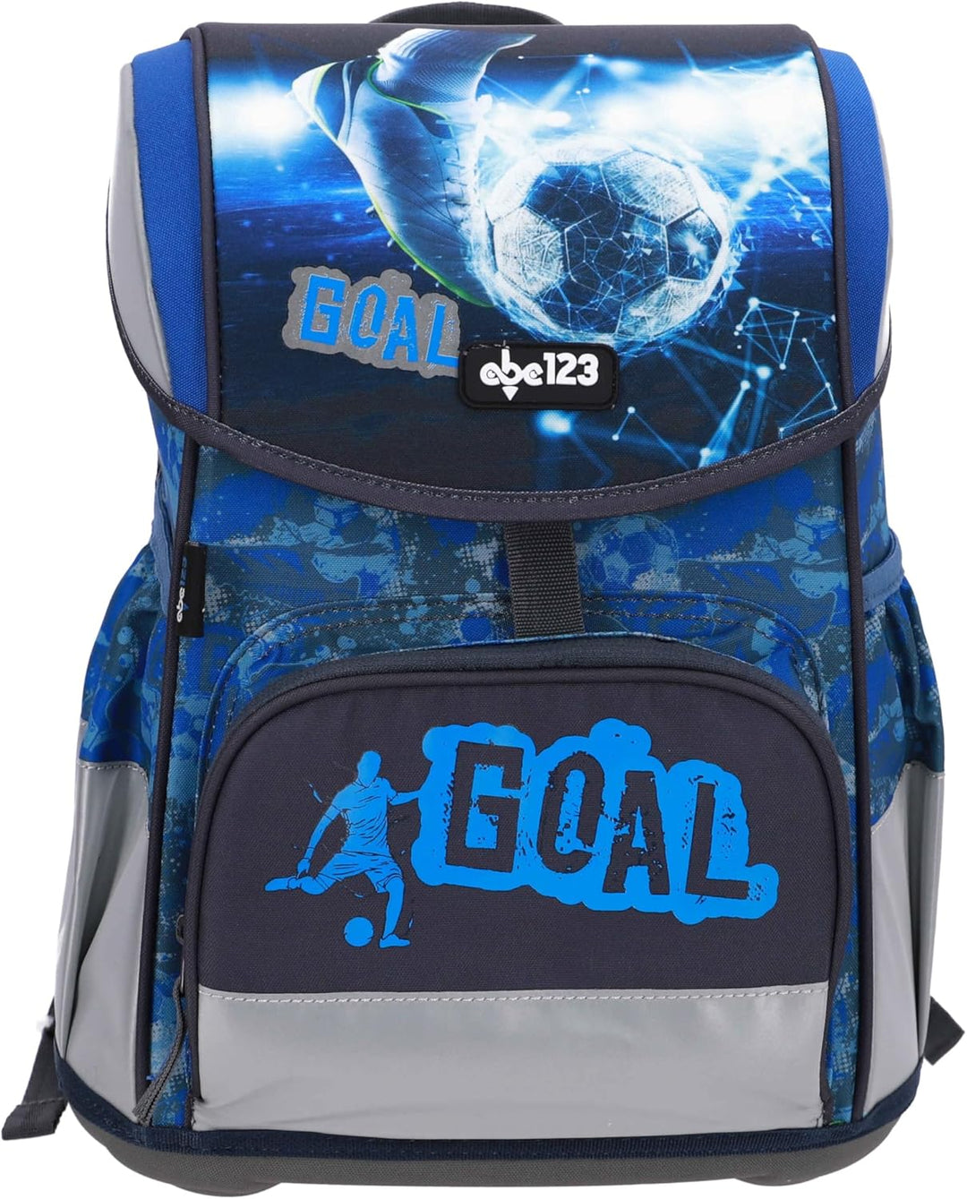 Fussball Schulranzen Schultornister FIDLOCK Junge 1 Klasse Schulrucksack Schultasche | Set 4 TLG. fü