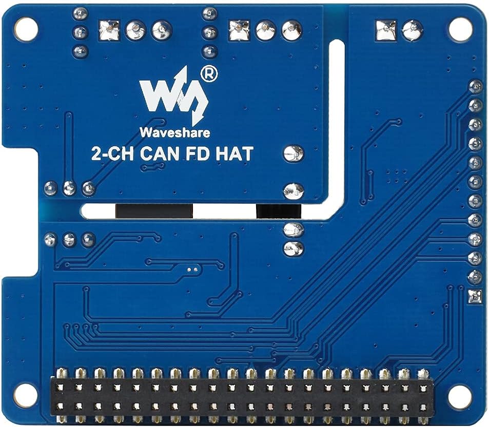 2 Kanal Isolierter CAN Bus FD Expansion HAT für Raspberry Pi, mit MCP2518FD CAN Controller und MCP25