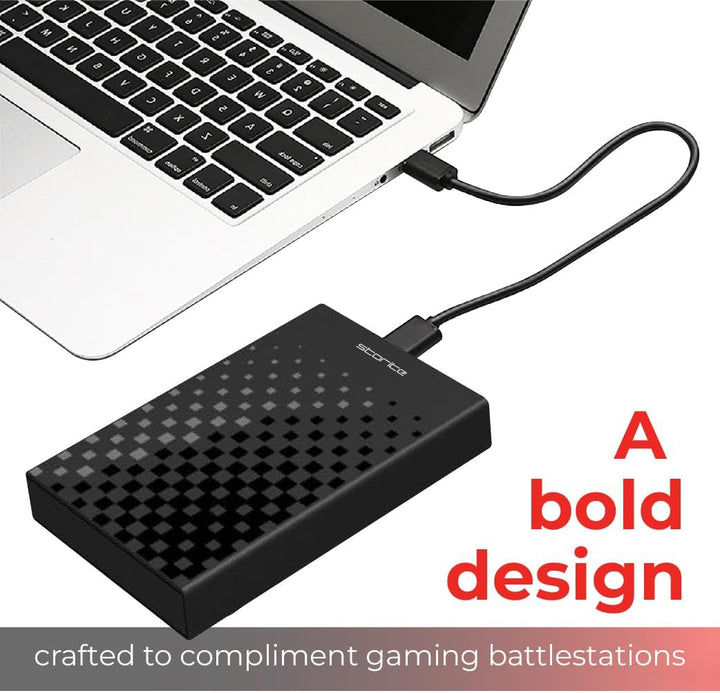 Storite Externe Festplatte, 250 GB, USB 3.0, tragbar, leicht, Plug &amp; Play, Datensicherungsspeicher f