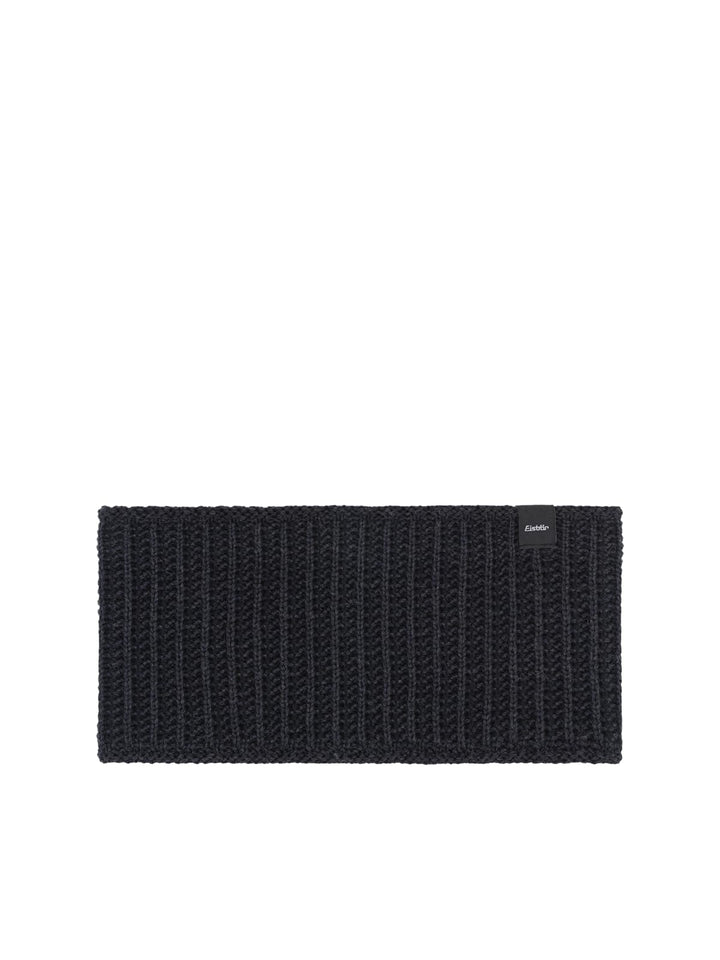 Eisbär Stirnband Herren & Damen Sorrak Schwarz - Merino Headband Unisex mit Fleece schützt vor Kälte
