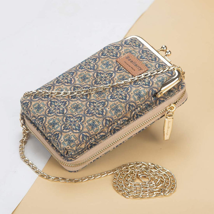 Kork Handy Umhängetasche Damen, Kleine Schultertasche Handytasche zum Umhängen mit Kartenfächer Cros