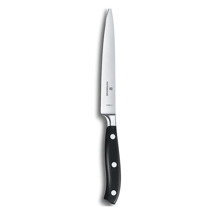 Victorinox, Grand Maître, Profi Tranchiermesser, Extra Scharfe Klinge, gerader Schliff, 15 cm, Robus