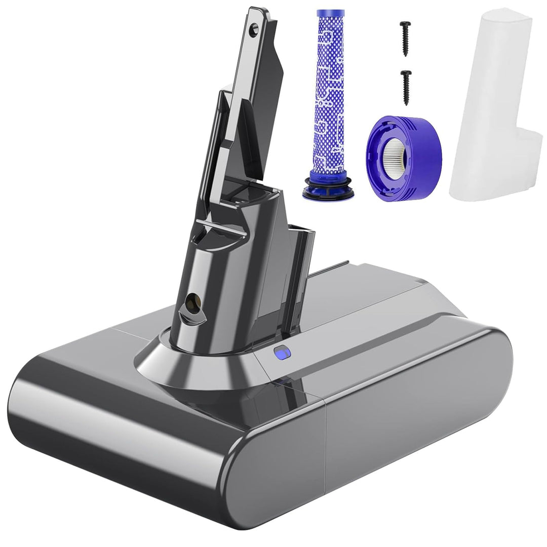 V7 6.0Ah Ersatzakku für Dyson Akku kompatibel mit Dyson V7 SV11 Animal Absolute Fluffy Motorhead Pro