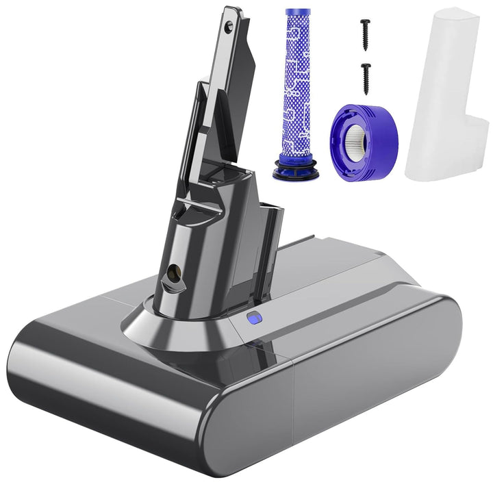 V7 6.0Ah Ersatzakku für Dyson Akku kompatibel mit Dyson V7 SV11 Animal Absolute Fluffy Motorhead Pro