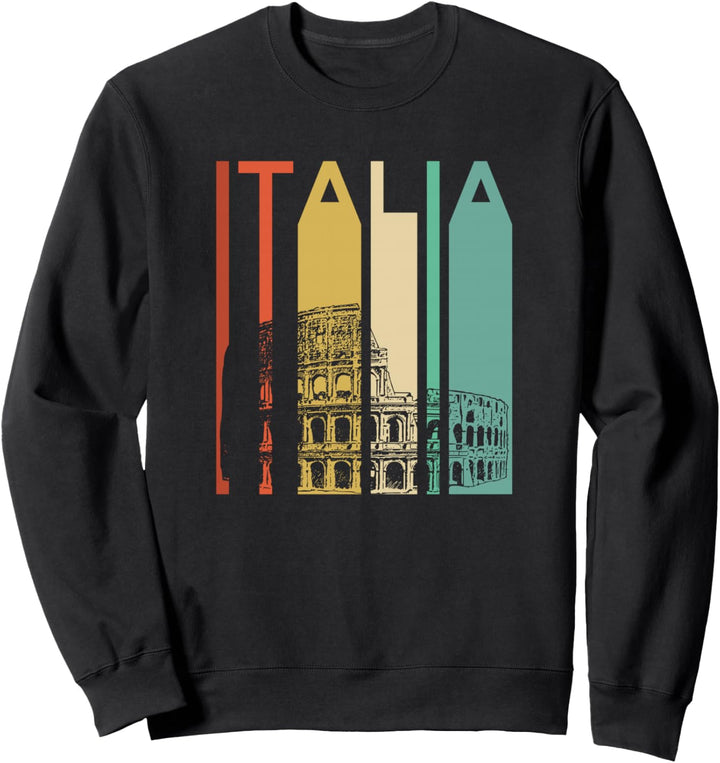 Italien Rom Italien Retro Vintage italienische Architektur Sweatshirt