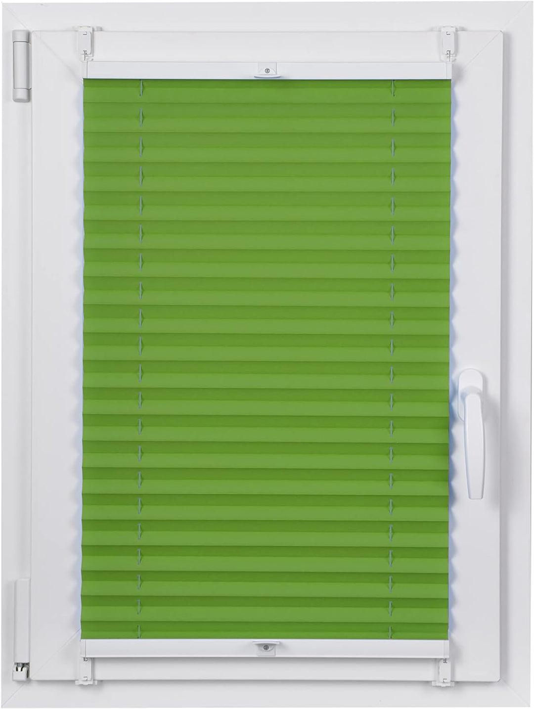 DECOOR Plissee ohne Bohren 65cm x 100cm Faltrollo Rollo für Fenster und Tür Nicht-invasive Fensterja