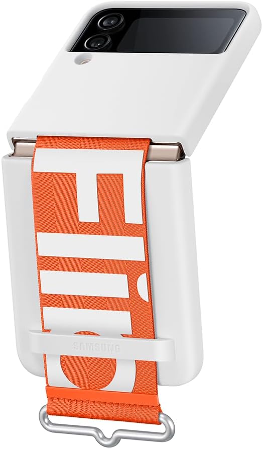 Samsung Silicone Cover mit Strap EF-GF721 für das Galaxy Z Flip4 | Smartphone Cover, Handy-Hülle, Si