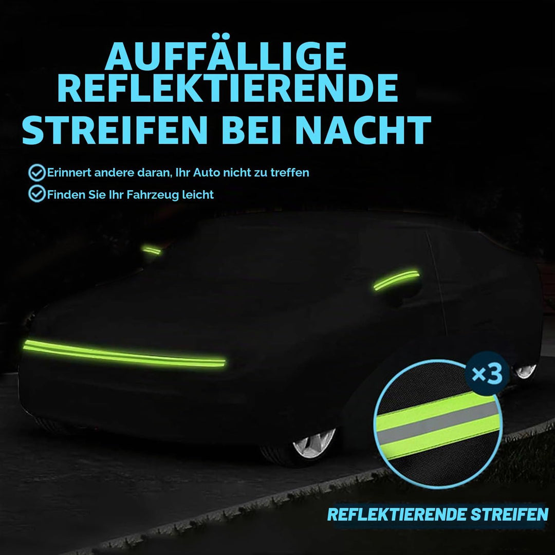 Autoabdeckung Vollgarage 480 x 190 x 190 cm Extra grosse Auto Abdeckplane Wasserdicht und staubdicht