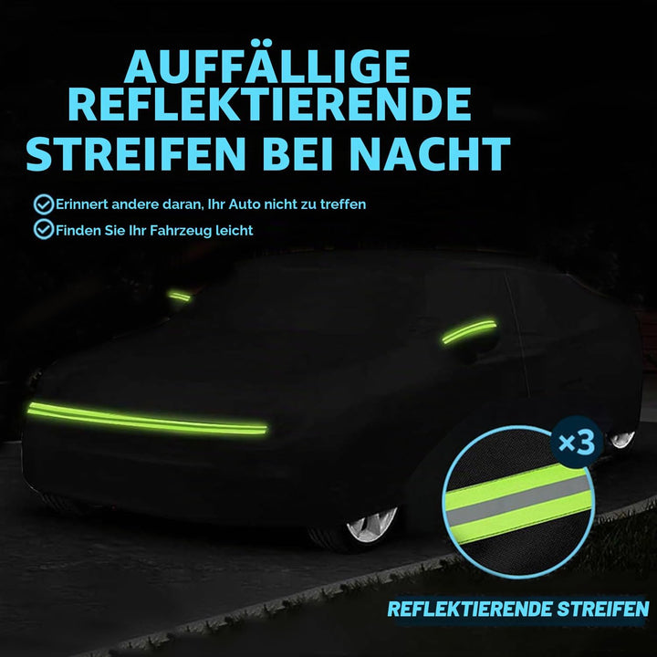 Autoabdeckung Vollgarage 480 x 190 x 190 cm Extra grosse Auto Abdeckplane Wasserdicht und staubdicht