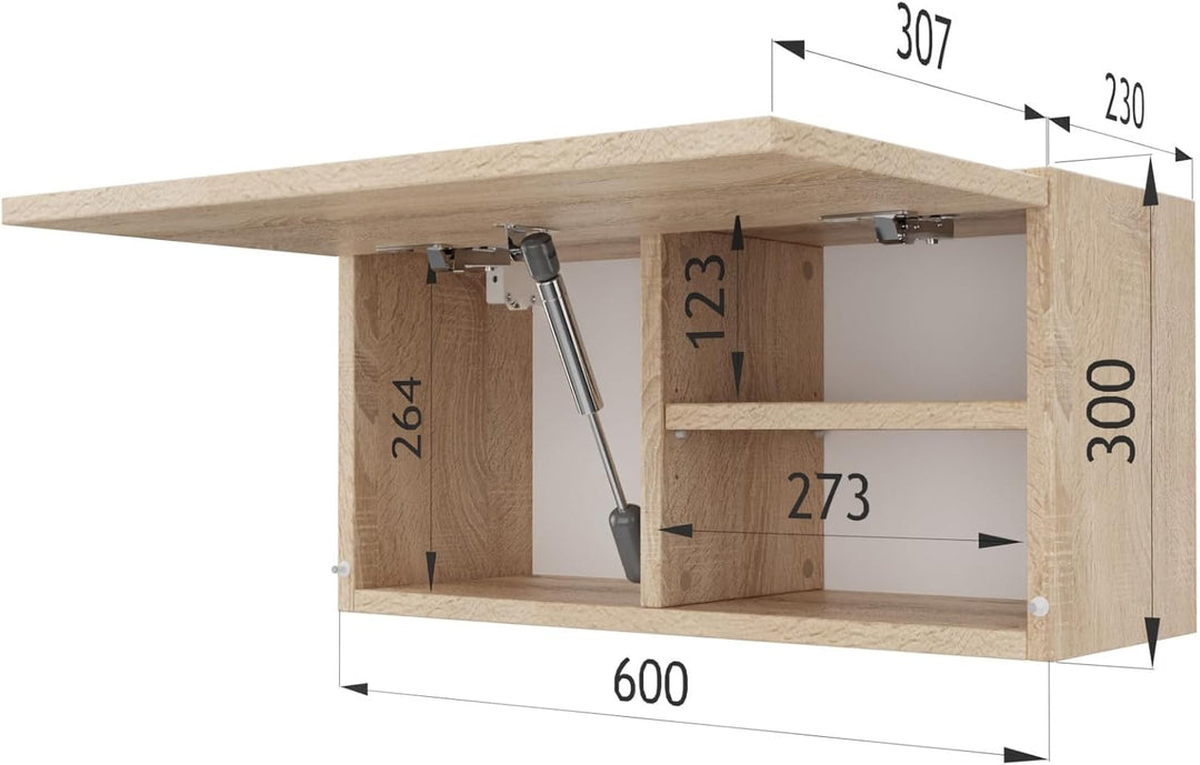 PLATAN ROOM Badschrank 80/120 / 160/200 / 240 breit Badmöbel Badezimmer Klapphängeschrank Schrank Ho
