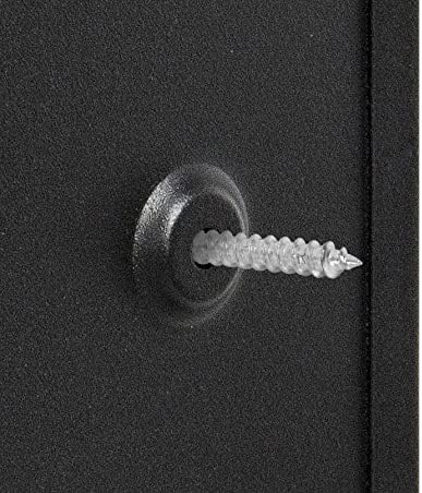 ADGO Modern Black &amp; White Edition Stylisch Briefkasten 500 mm x 370 mm x 110 mm Wandmontiert Wasserd