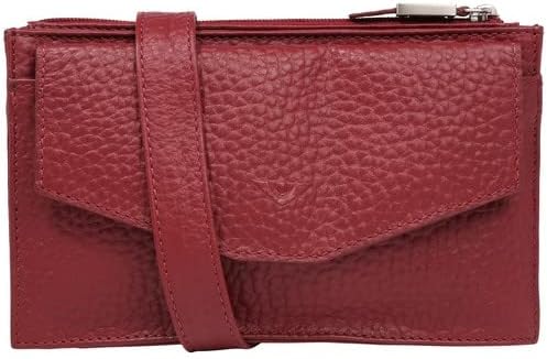 VOI Daisy Gürteltasche Leder Damen, Granat