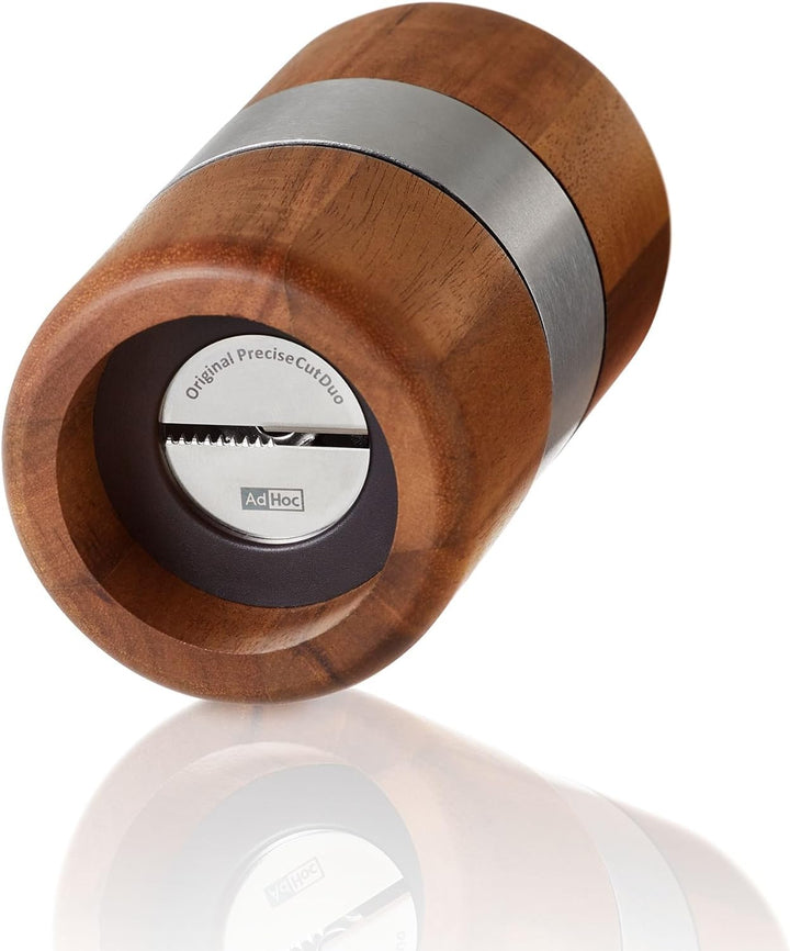 AdHoc PM70 Muskatmühle Muskato | innovative Holzmühle für edle Muskatnüsse | mit original PreciseCut