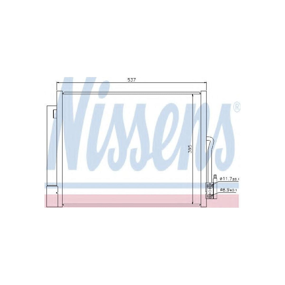 Nissens 940156 Kondensator, Klimaanlage