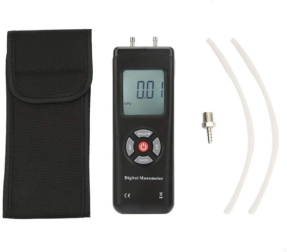 Differenzdruck Messgerät Grosses LCD Digital Manometer TL100 Handheld Multifunktionales Differenzdru