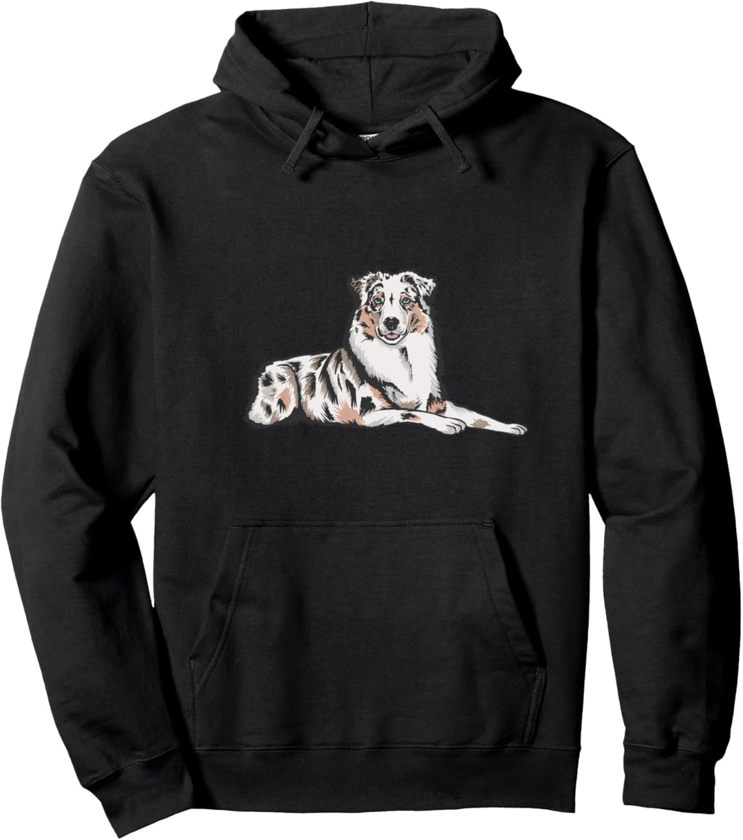 Aussie Australian Shepherd Hunde Geschenk Pullover Hoodie