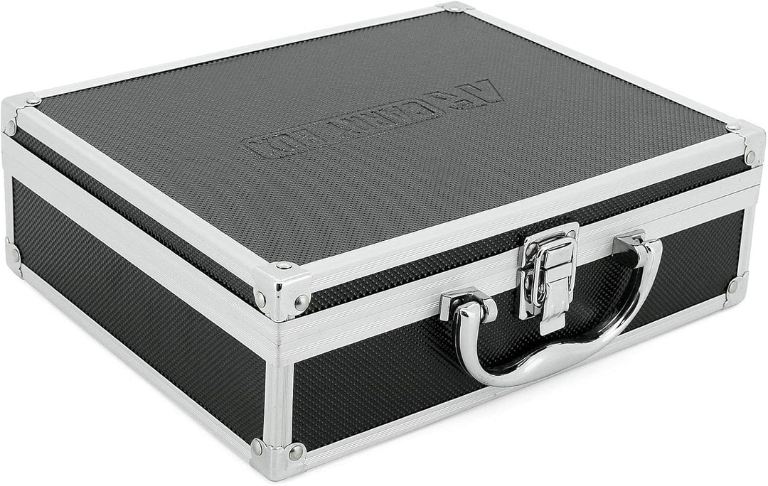 AR Carry Box® Kleine Alubox Alukoffer Aluminium Koffer Werkzeugkoffer leer 260x210x80mm Alu/Schwarz,