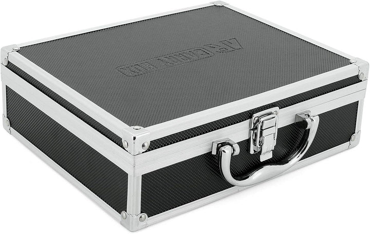 AR Carry Box® Kleine Alubox Alukoffer Aluminium Koffer Werkzeugkoffer leer 260x210x80mm Alu/Schwarz,