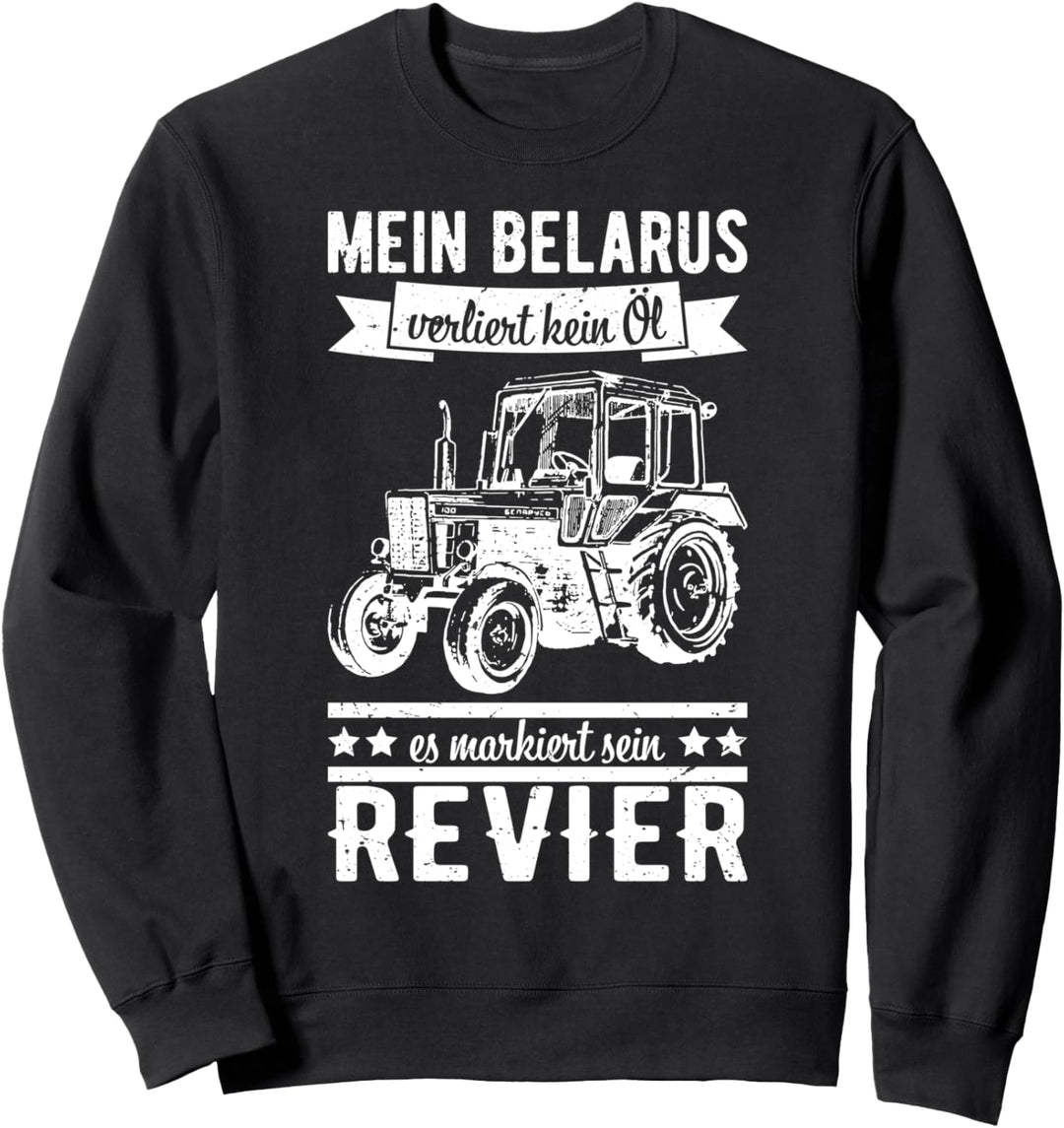 Belarus Bauer Trecker Landwirt Traktor Sweatshirt