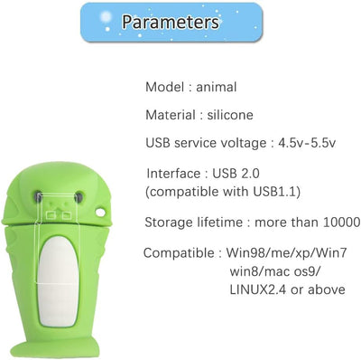 32GB*5 USB-Stick USB-Flash-Laufwerk, Memory Stick Cartoon Speicherstick Flash-Speicher-Stick, Pen Dr