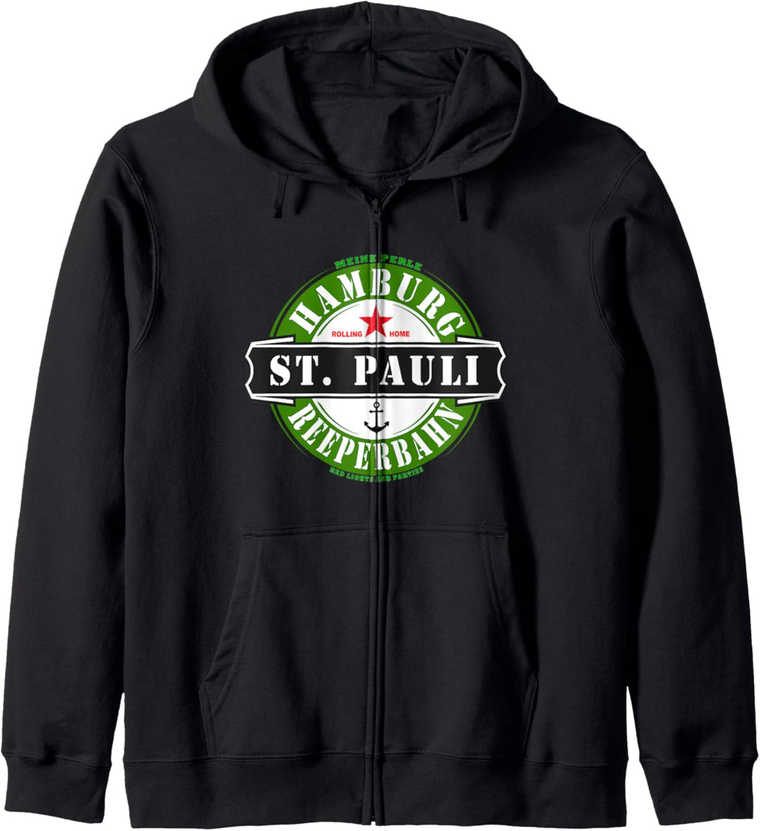 St. Pauli Hamburg Reeperbahn Party Kiez Hafen Hansestadt Kapuzenjacke