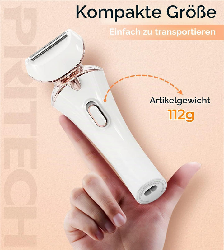 Elektrischer Rasierer für Frauen, Damenrasierer, Bikini-Trimmer, Körperhaarentfernung für Beine und