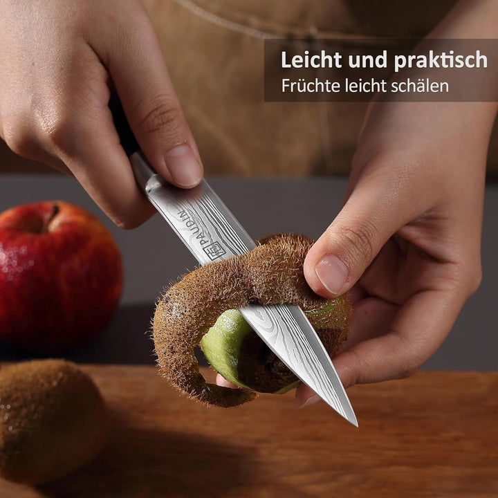 PAUDIN Kochmesser Allzweckmesser Profi 13cm Scharf Küchenmesser Chefmesser aus rostfreiem Deutscher