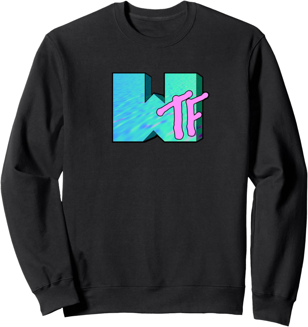 Dank Vaporwave "WTF" Parodie Meme Sea Punk Ästhetik Sweatshirt