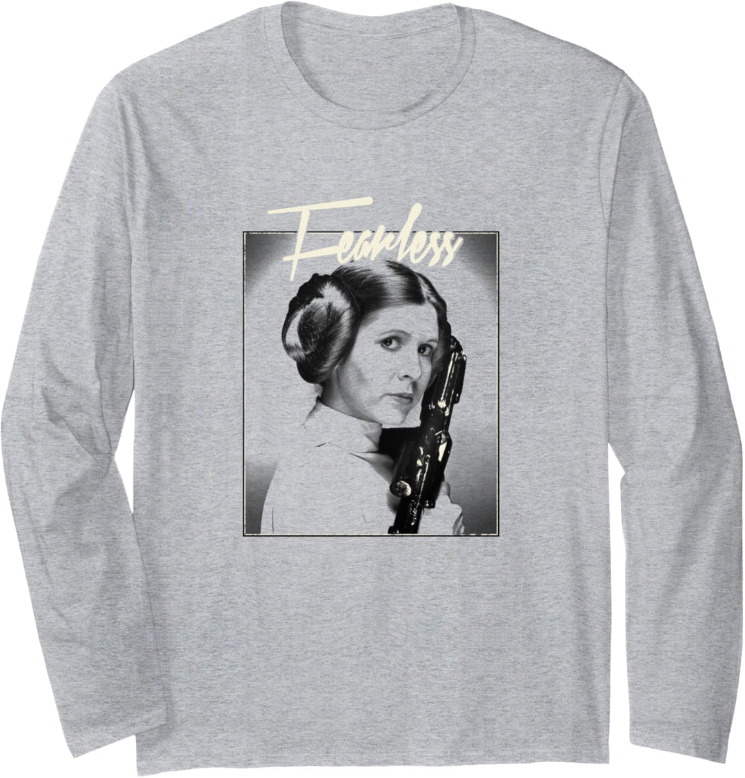 Star Wars Princess Leia FEARLESS Profile Poster Langarmshirt