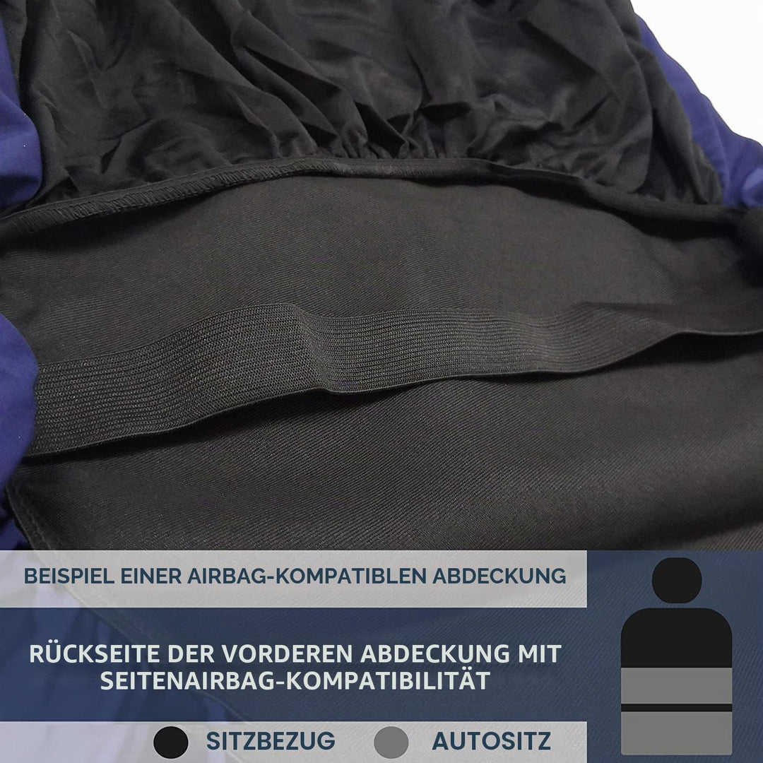 Auto Accessori Lupex Autositzbezüge kompatibel mit Cinquecento 500, hergestellt in Italien, Polyeste