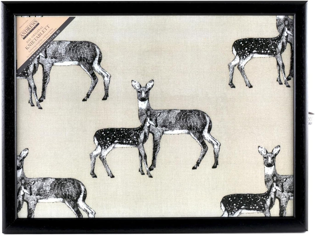 Andrew´s Knietablett Laptray mit Kissen Tablett für Laptop Deer