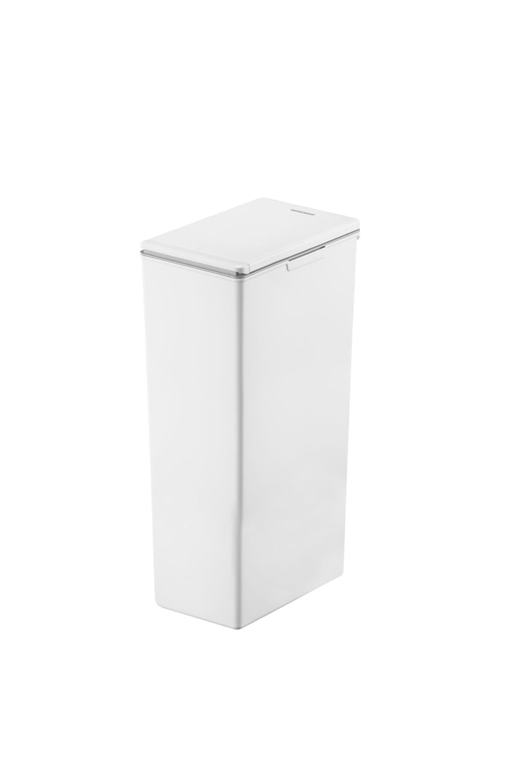 Fackelmann OSLO Touch Abfallsammler 40L, Weiss – Ideal als Mehrfachsammler, leicht & robust mit sanf