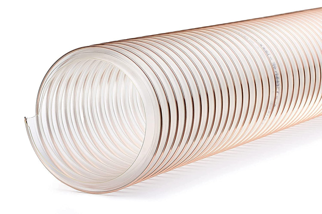 VACUFLEX PU 400 C ECO - PU Absaugschlauch mit 0,4mm Wandstärke - 5m Länge - ID150mm / 152mm - mikrob