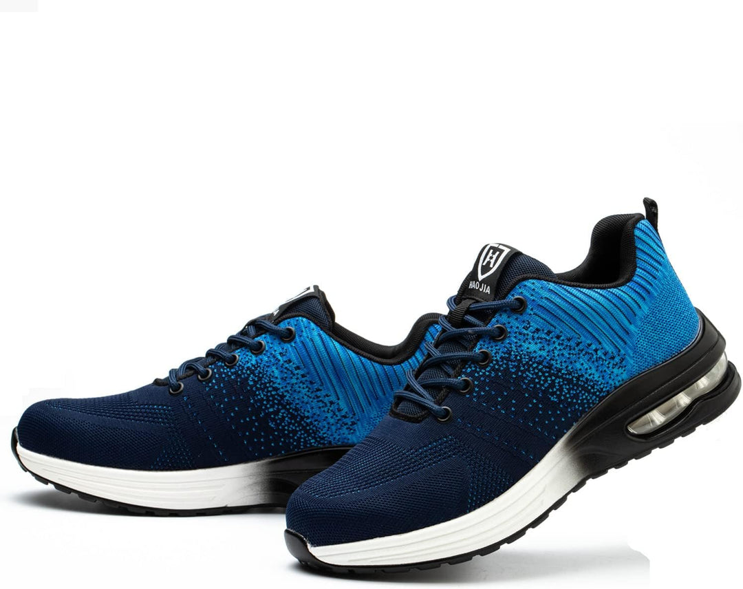 Blueskyli Sicherheitsschuhe Herren Leichte Arbeitsschuhe Damen Sportliche Atmungsaktive Stahlkappens