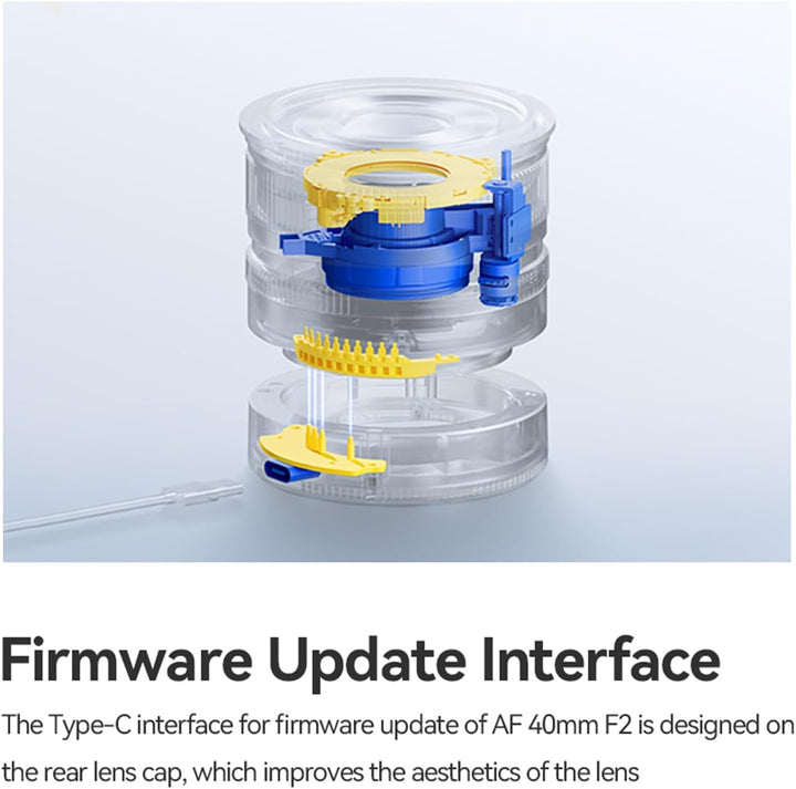 TTARTISAN AF 40 mm f/2 für E-Mount, Vollformat 40 mm f2 Prime Objektive für FE-Mount (E, Schwarz) Sc
