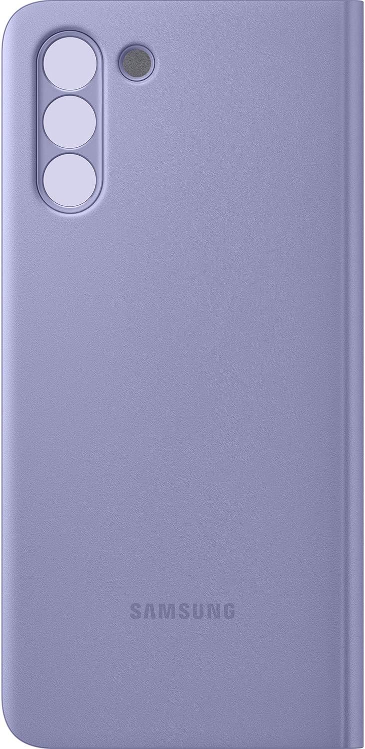 Samsung Clear View Smartphone Cover EF-ZG996 für Galaxy S21+ 5G Flip Cover, Handy-Hülle, extra-dünn,