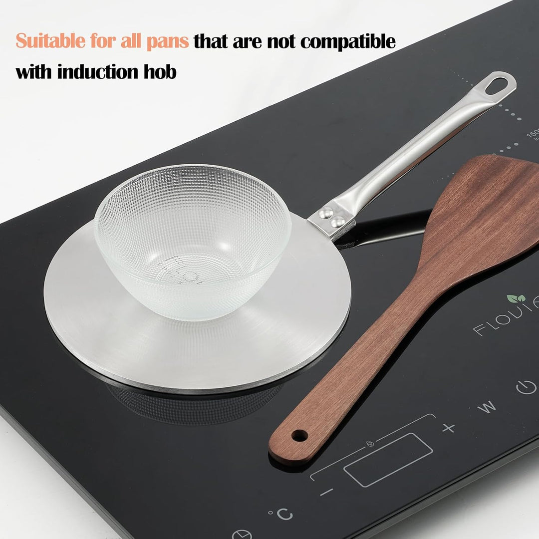 Induktion Adapterplatte Induktionsadapterplatte 24 cm Edelstahl für Espressokocher Kaffeekannen und