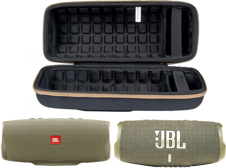 co2CREA Hart Reise Schutz Hülle Etui Tasche für JBL Charge 4 / JBL Charge 5 Tragbarer Bluetooth Laut