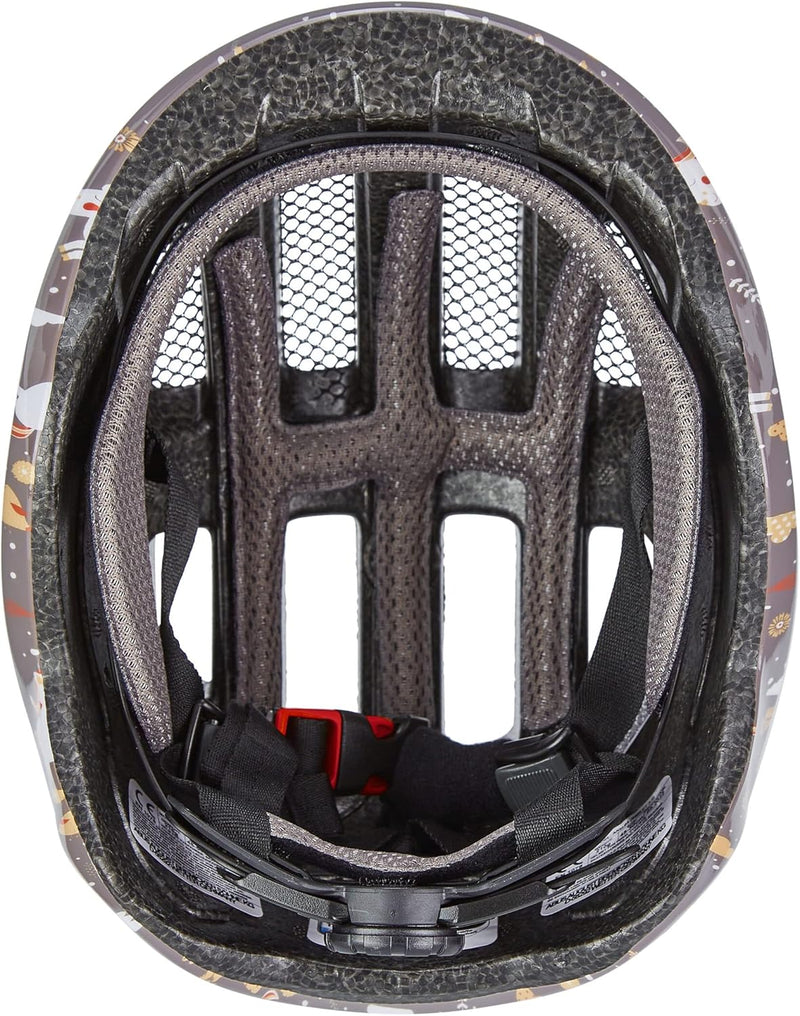 ABUS Kinderhelm Smiley 3.0 - Fahrradhelm mit tiefer Passform, kindergerechten Designs & Platz für ei