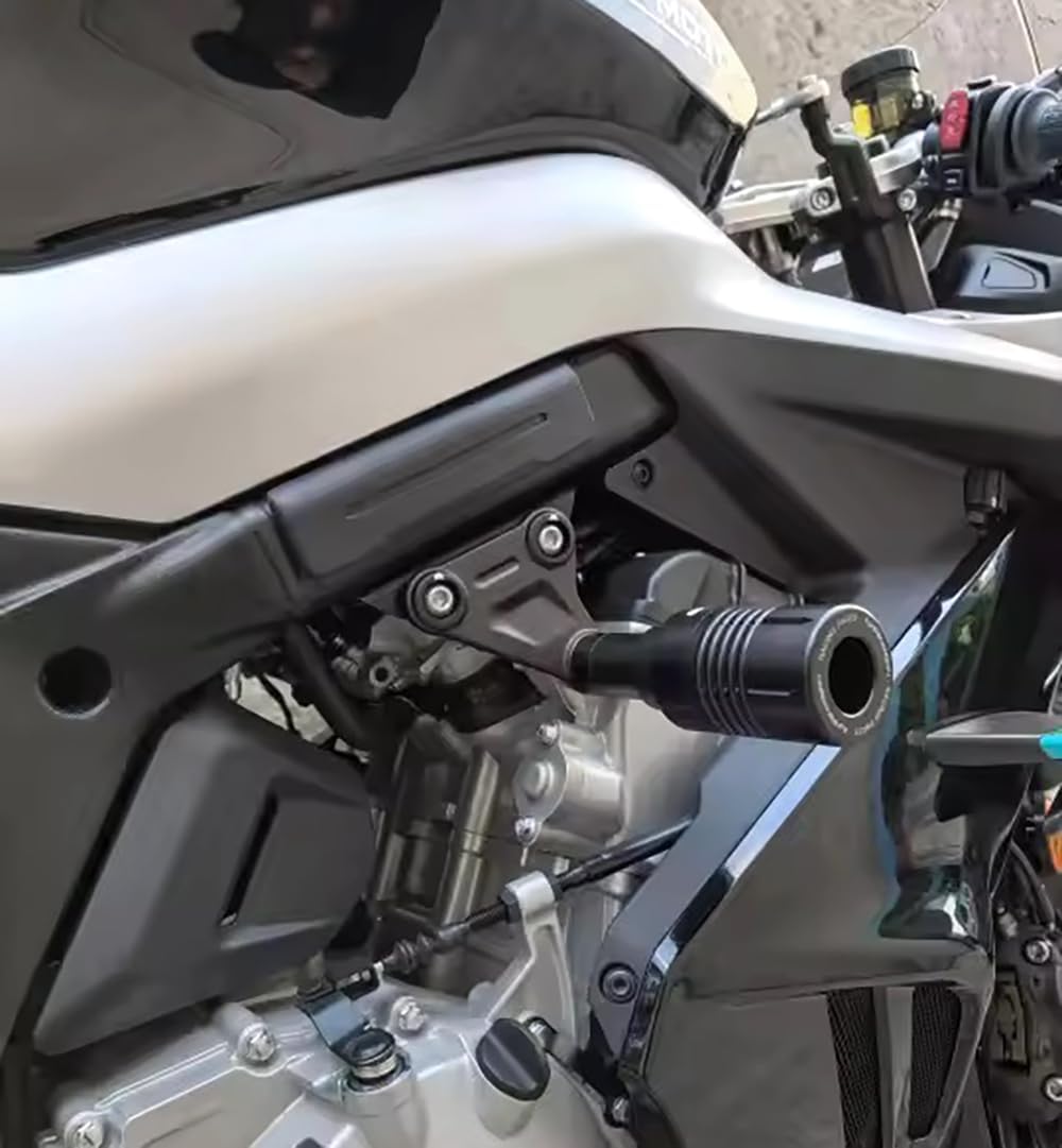 MOWOK Motorradzubehör Rahmenschutz Sturzpads Sturzbügel-Schutz Motorschutzzubehör für CFMOTO 675SR 6